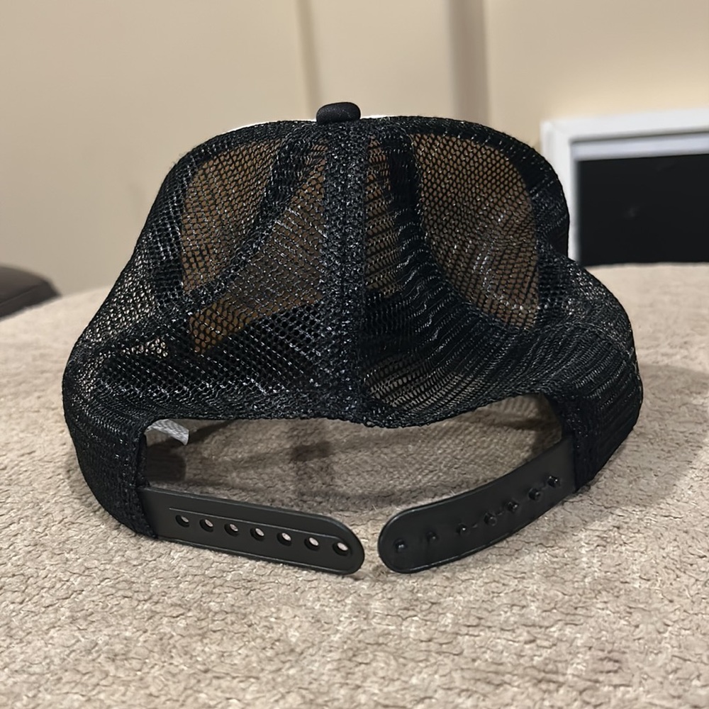 Nissun dude trucker hat black and white for kids boys